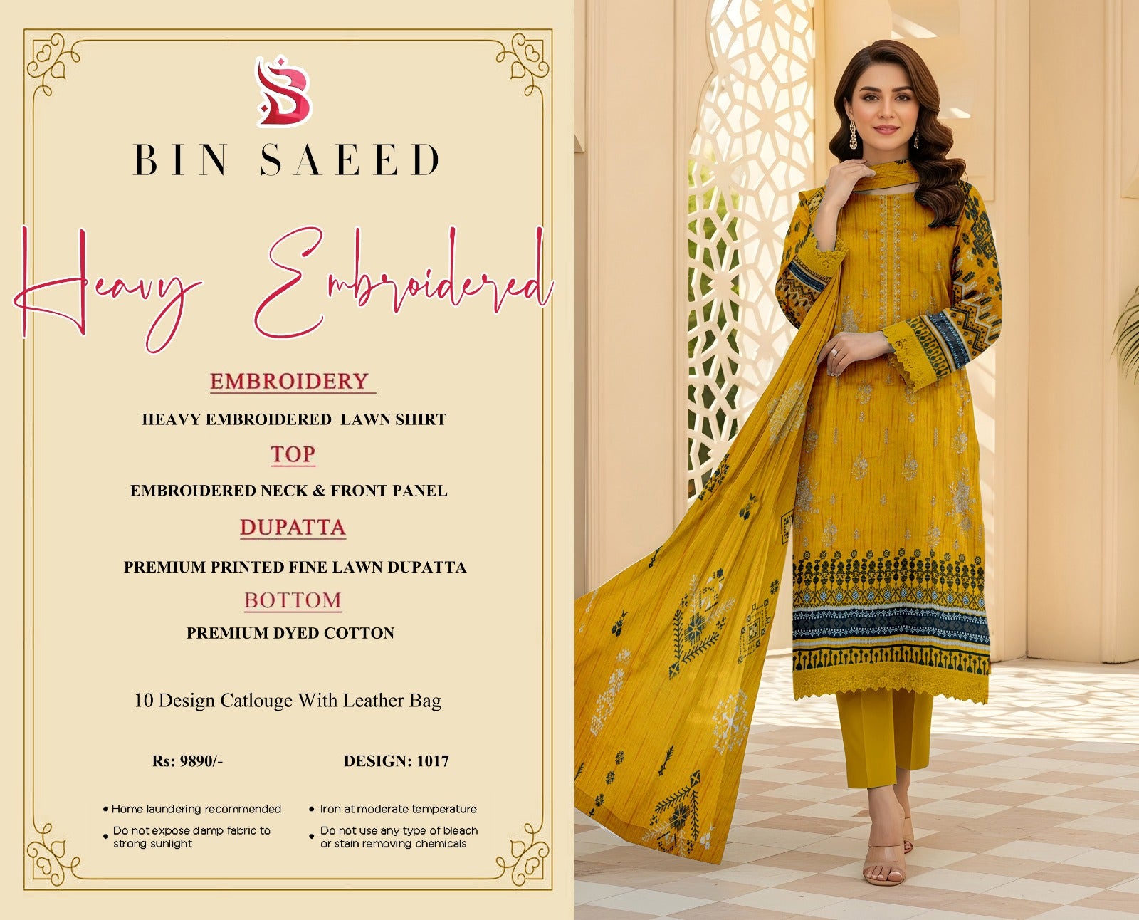 BIN SAEED EMBROIDERY COLECSION