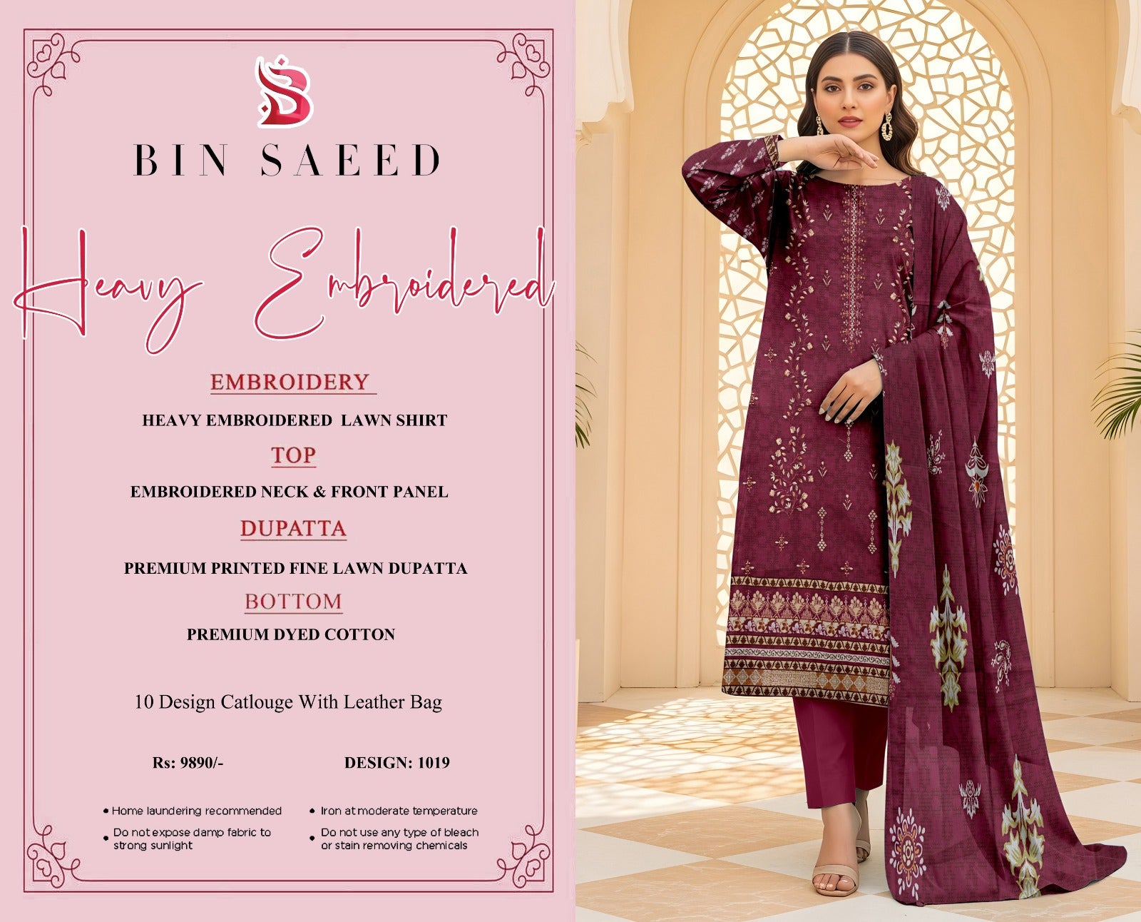 BIN SAEED EMBROIDERY COLECSION